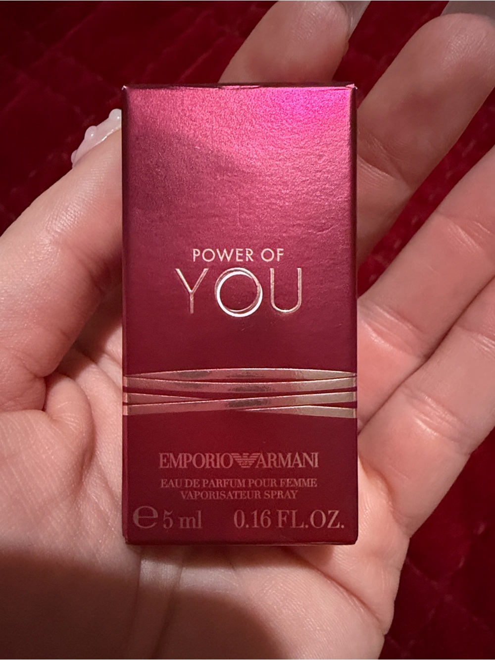Power of You by Emporio Armani 0.16 FL.OZ. Brand new, never used.